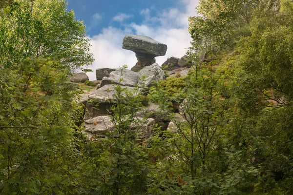 Bureau des druides à Brimham Rocks — Photo
