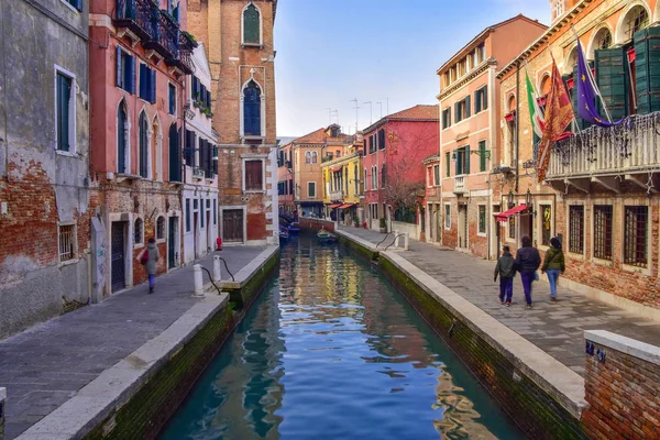 Um bairro tranquilo em Veneza, Itália — Fotografia de Stock