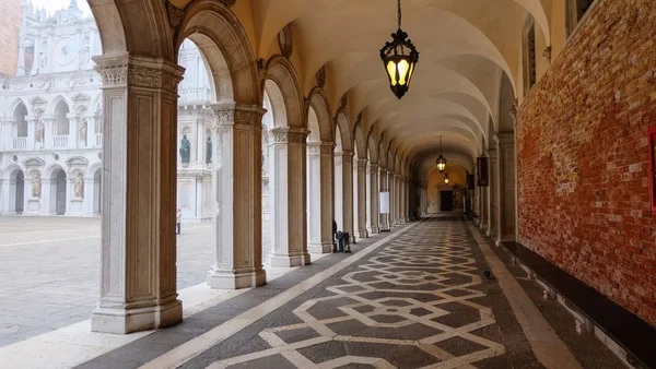 Corridor of Doge\'s Palace in Venice, Italy