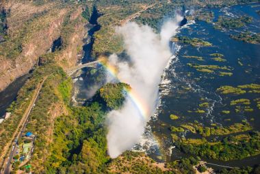 Victoria Falls, dünyanın en büyük şelale