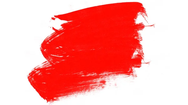 Escova Aquarela Vermelha Bonita Para Pintura — Fotografia de Stock