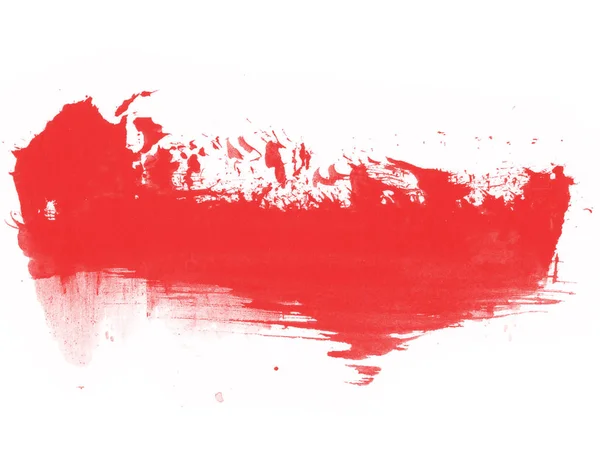 Abstrato Vermelho Aquarela Linha Fundo — Fotografia de Stock