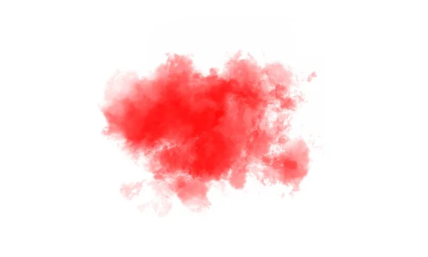 Красный Изолированный Фон Кисти Абстрактные Красные Кисти — стоковое фото