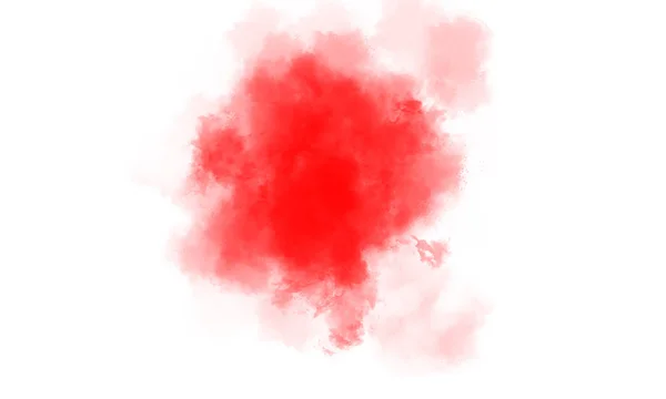 Güzel kırmızı duman fırçası arka planı. Soyut kırmızı izole fırça