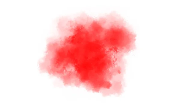 Красивий Червоний Акварельний Фон Пензля — стокове фото
