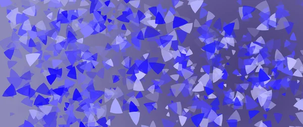 Forme Geometriche Blu Bianche Movimento Astratto Sfondo Blu — Foto Stock
