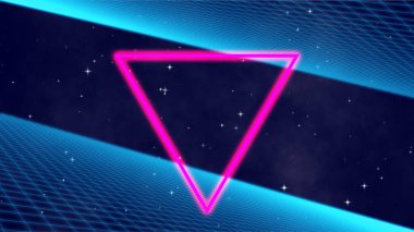 Soyut renkli 1980 'ler arkaplanı