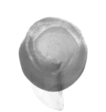 Siyah yalıtılmış mürekkep fırçası. Siyah çember fırça arkaplanı 