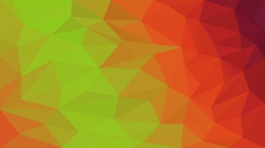 Renkli modern düşük polimerli konsept çizimi