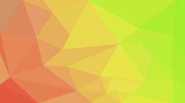 Renkli düşük polimer yapı konsepti