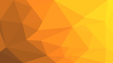 Soyut sarı geometrik arkaplan. Sarı düşük polimer arkaplan