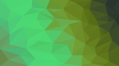 Soyut yeşil düşük polimerli arka plan. Yeşil geometrik duvar kağıdı