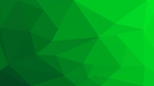 Abstract modern green low poly background. Green low poly art