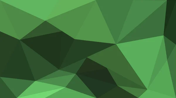 Fundo Abstrato Com Triângulos Verde Baixo Fundo Poli — Fotografia de Stock