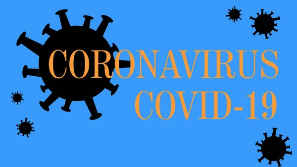 Contexto Conceito Banner Coronavirus — Fotografia de Stock