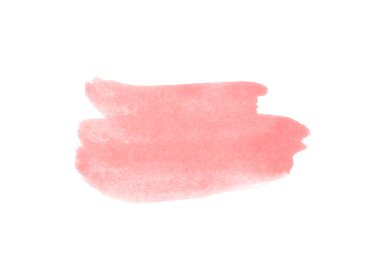 Güzel kırmızı suluboya fırça arka planı. Kırmızı suluboya fırça çizimi