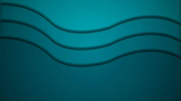 Abstract turquoise background with modern waves