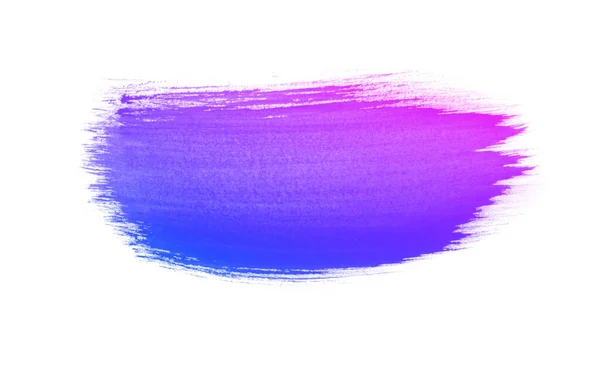 Colorful Watercolor Brush Strokes White Background — Stock Photo, Image