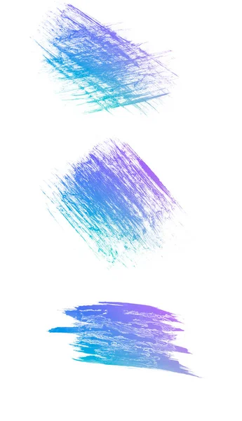 Renkli fırça darbeleri ve çizikler.