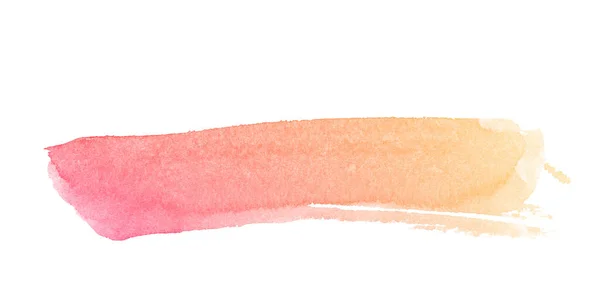 Güzel Renkli Suluboya Izole Fırça Arkaplanı — Stok fotoğraf