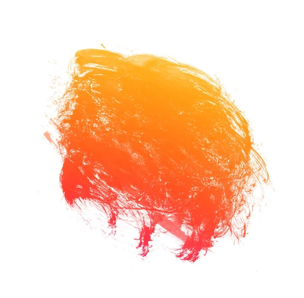 Abstract Watercolor Stain Brush Isolated White — Stock Photo, Image