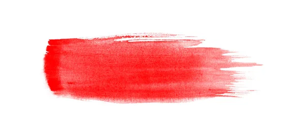 白い背景に孤立した美しい赤いブラシ — ストック写真