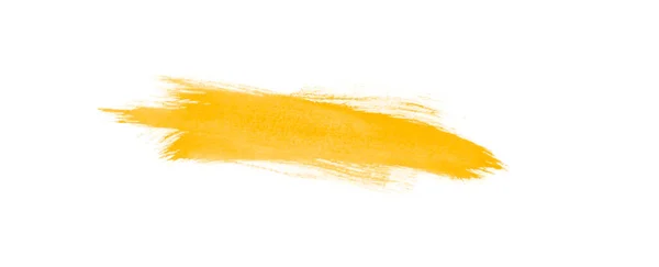 Yellow Brushes Isolated White Background — Stock Photo, Image