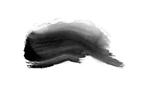 Resim yapmak için siyah suluboya fırçası