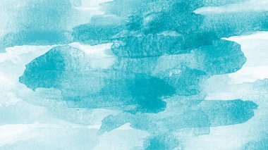 Retro turkuaz suluboya grunge ile pankart konsepti. Soyut modern suluboya duvar kağıdı