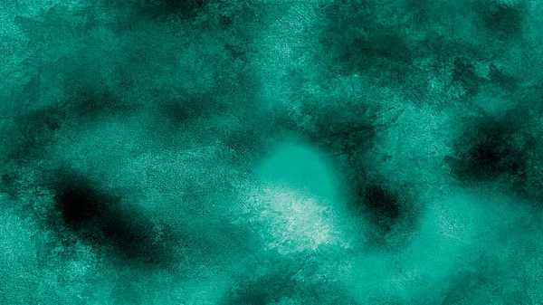Abstract turquoise paint smears texture for banner concept