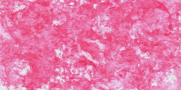 Acuarela abstracta fondo rosa vintage con manchas blancas . —  Fotos de Stock