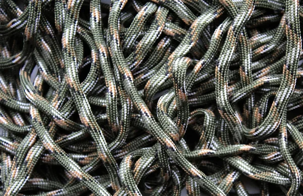 Grey paracord background and texture — Stock Photo, Image