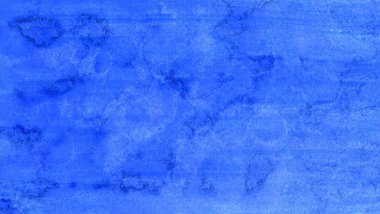 Hand drawn abstract blue watercolor dirty textured background 