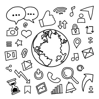 Sosyal medya çizelgesini karala