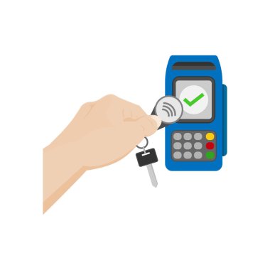 NFC ödeme anahtarı.