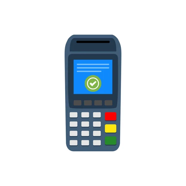 Kontaktloser Zahlungsautomat — Stockvektor