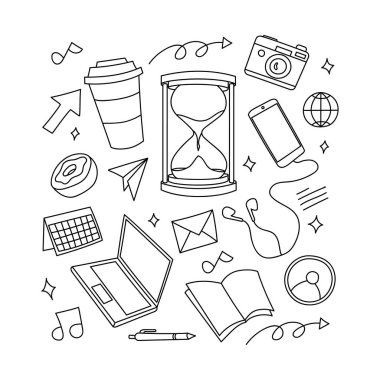 Doodle Serbest Vektör Tasarımı