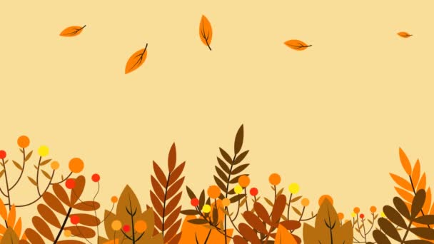 podzimní pozadí se suchými listy dekorace podzimní téma pohybové grafiky