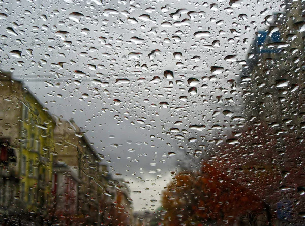 Rainy Sofia, Alexandar Stamboliyski Str. — стоковое фото