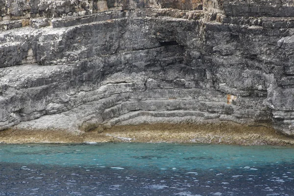 Isola e i colori del Mar Ionio, Grecia — Foto Stock