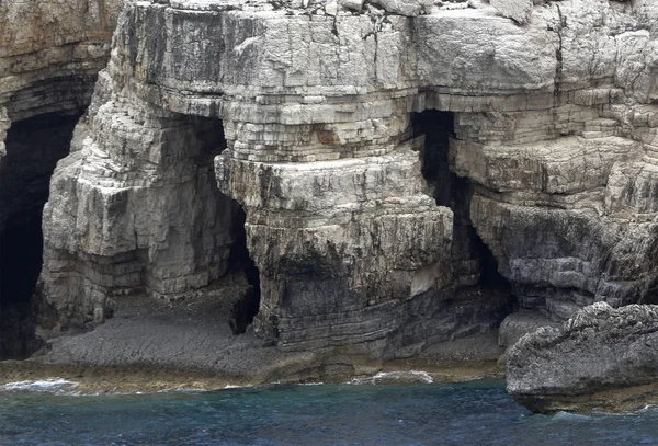 Grotte, Mar Ionio Grecia — Foto Stock