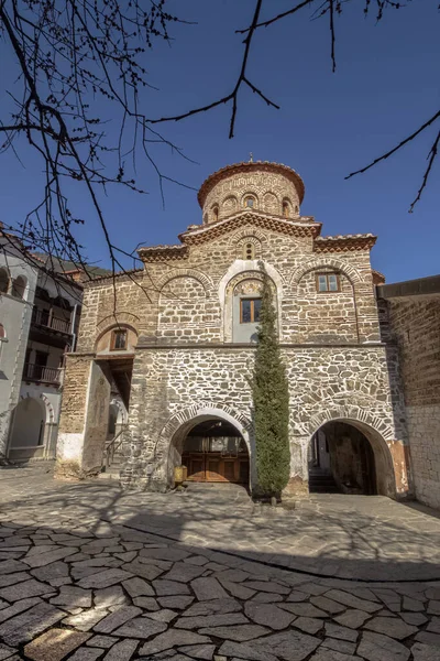 Uno Dei Monasteri Più Antichi Della Penisola Balcanica Segno Tre — Foto Stock