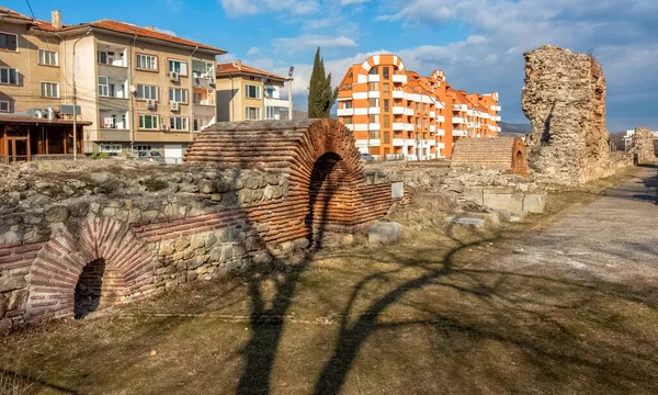 Banhos Termais Romanos Construídos Pelo Imperador Diocleciano Preservados Cidade Moderna — Fotografia de Stock