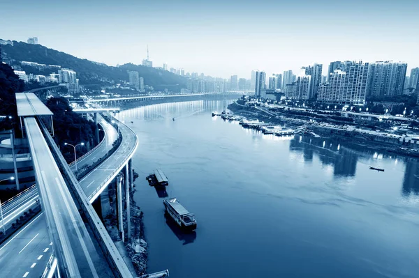 Chiny Chongqing wymiarowe ruchu — Zdjęcie stockowe