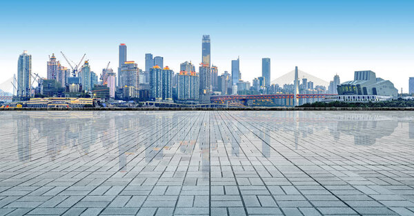 современный городской пейзаж