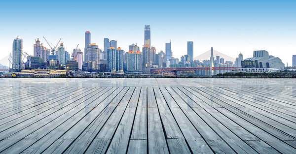 современный городской пейзаж