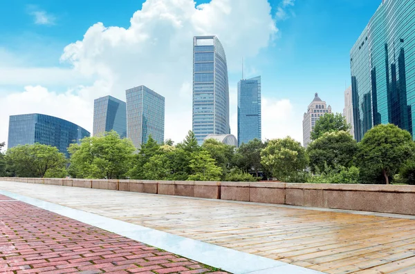 China Shanghai Wahrzeichen Gebäude — Stockfoto