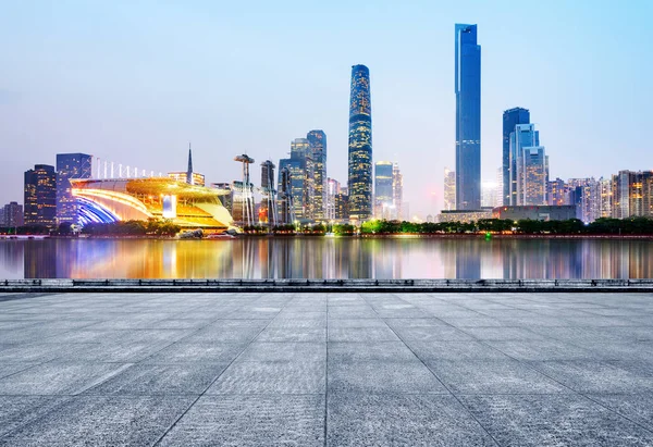 Krajobraz miasta Guangzhou — Zdjęcie stockowe