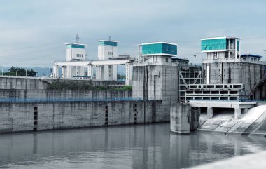 Yangtze River Dam clipart