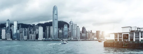 Hongkong victoria harbour — Stock fotografie